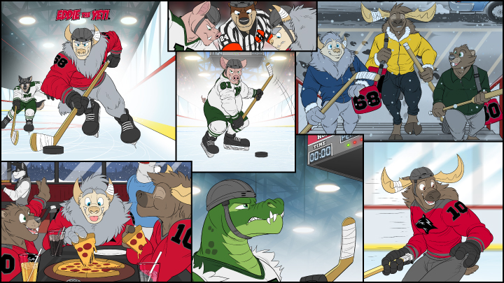 eddie the yeti hockey books