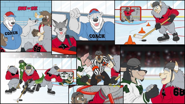 eddie the yeti hockey books