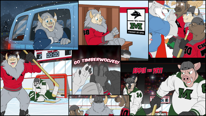 eddie the yeti hockey books